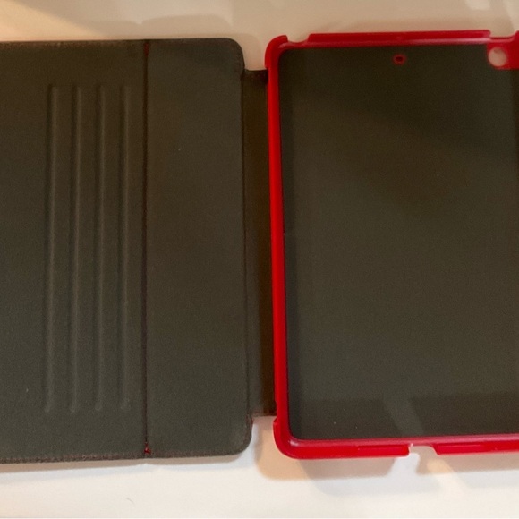 Speck iPad Case Mini 2/3 Red Slate Grey StyleFolio - Picture 6 of 9